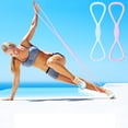 thumbnail image 1 of Resistance Bands with Handles Figure 8 Fitness Exercise Bands Resistance for Arm Shoulder Leg Stretch Elastic Bands for Exercise Workouts Training Flexibility Pulling Rope, 1 of 5