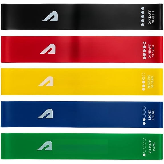 Resistance Bands Mini Loop  Band Toning Exercise Band for Gym Booty Belt Latex Band Thera Band Theraband for Fitness, Multicolor