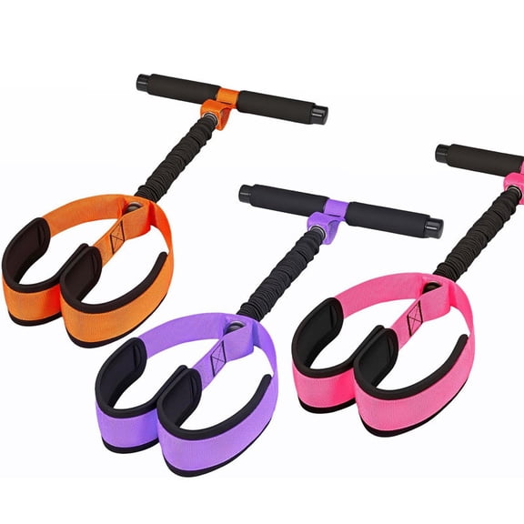 Resistance Bands With Pedals, Multifunction Fitness Resistance Trainer For Full Body Workout Stretching Core Training, Portable Exercise Band Equipment for Home Gym Office Travel Men Women