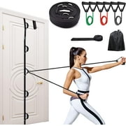 Resistance Bands for Physical Therapy, Multi Point Door Anchor Strap for Home Gym Workout, Bands with Handles for Recovery, Stretch, Fitness, Door Workout Accessories, No Tools, No Drilling
