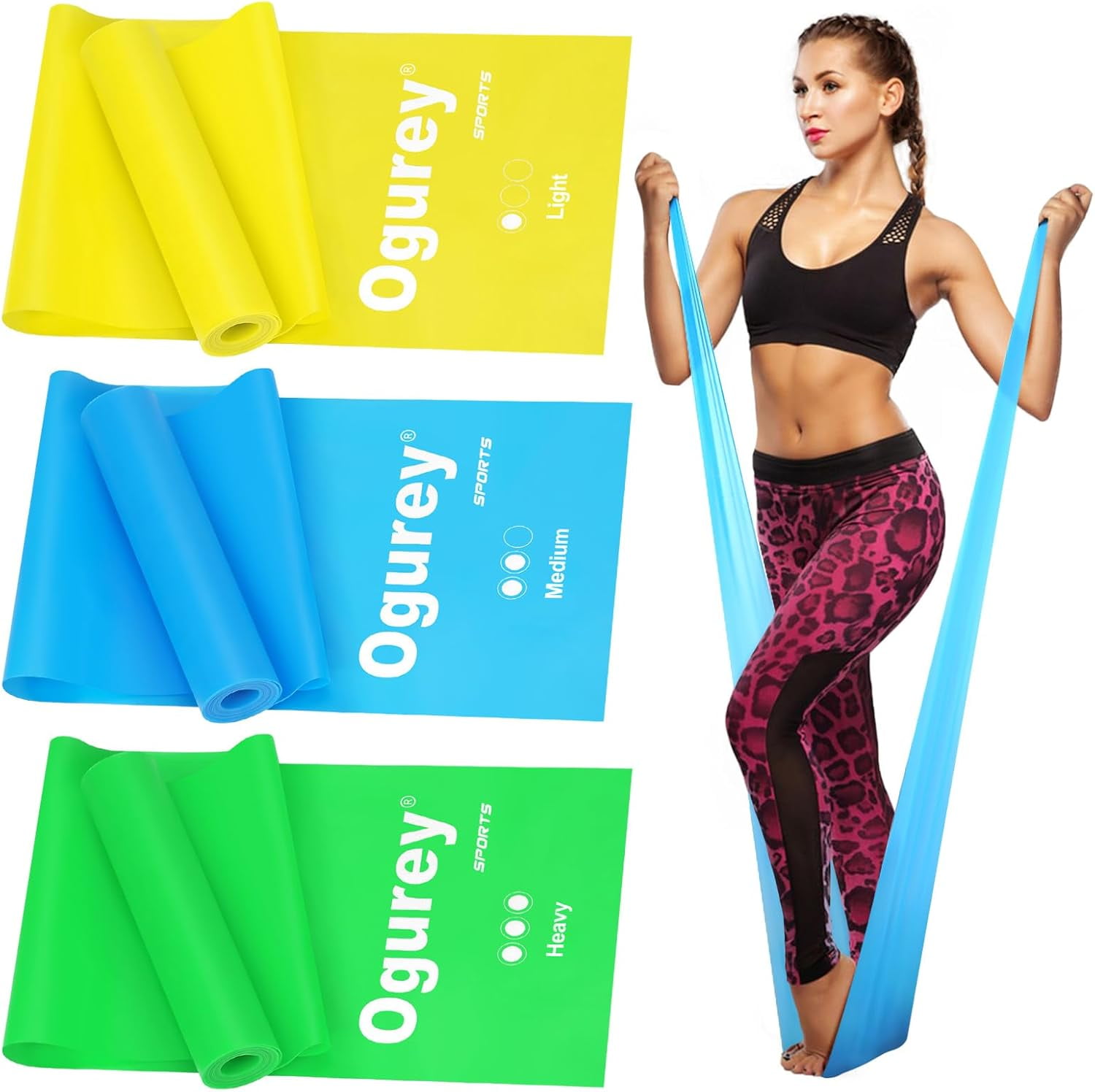 Resistance Bands, Professional Exercise Bands, Physical Therapy