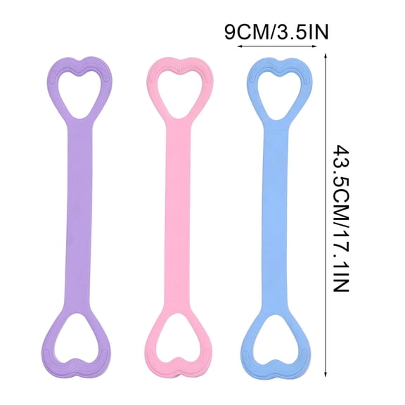 Resistance Bands Set 3 Pack With Handles Elastic Exercise Bands For Yoga Pilates Strength Training Home Gym Travel