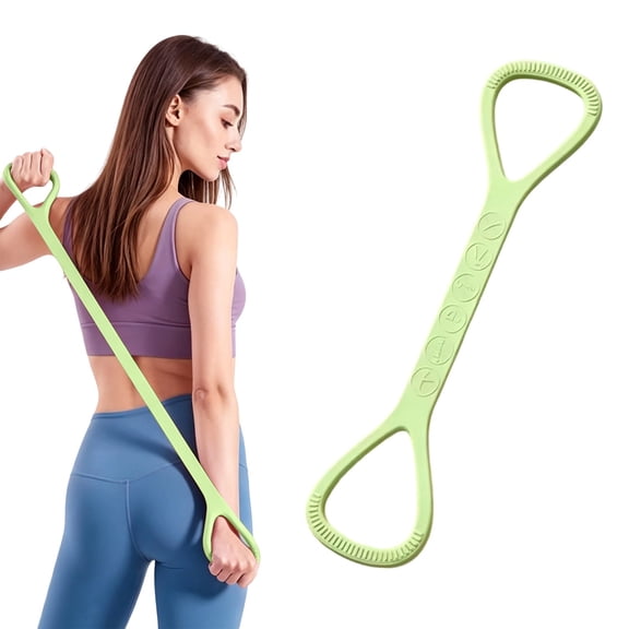Resistance Bands Silicone Workout Bands Elastic Exercise Bands For Arms Back Shoulders Stretching Yoga Strength Training Portable Home Fitness For Women Home Office Travel Use