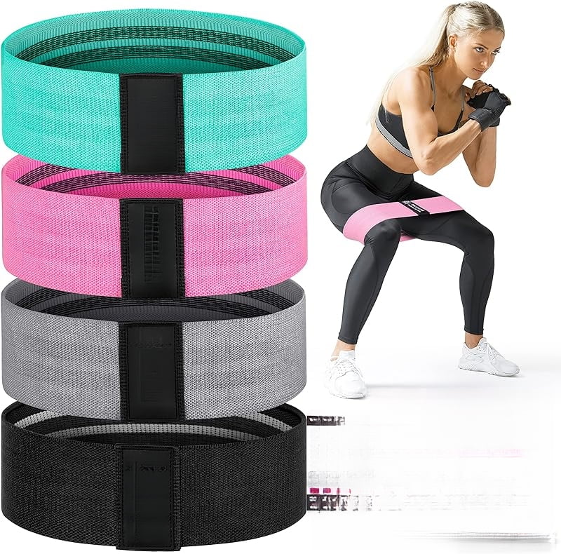 Free Shipping Booty Builder Resistance Bands for Legs and Butt Pull Up Assistance Band Booty Bands Exercise Bands Set Hip Bands Workout Bands Elastic Resistance Loop Bands Anti Slip Circle