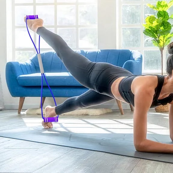 Fitness Resistance Bands for Full Body Workout Stretching Strength Training Toning Ideal for Home Gym and Yoga Sessions