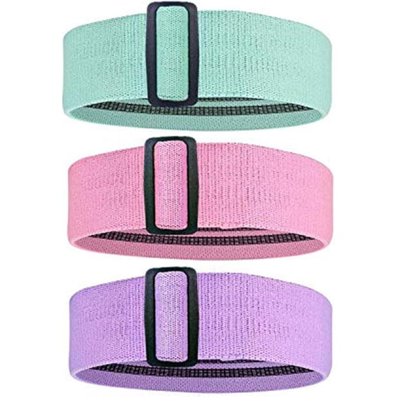 Resistance Bands for Working Out,Exercise Bands for Yoga, Pilates, Stretching Exercises, hot Yoga, or Beach Body Workouts 3 Pcs