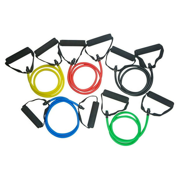 Resistance Bands with Handle Work Out Bands Portable Exercise Equipment Exercise Pull Rope Fitness
