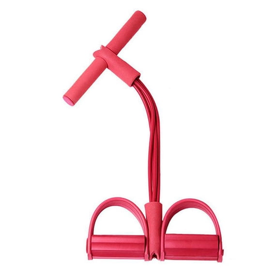 Resistance Bands with Pedal Puller for Full Body Workout, Latex Exercise Bands for Home Gym & Sit Up Training