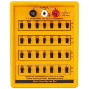 Electronix Express Resistance Decade Box, Seven Decades, 1 Ohm to 11 Meg 1  per Step, Universal