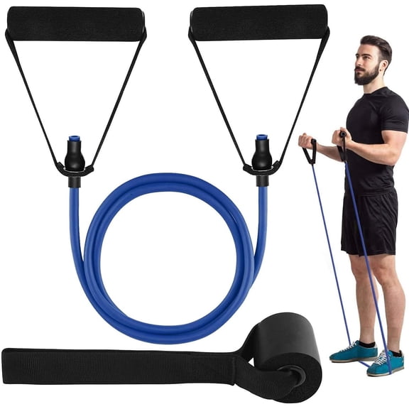 Resistance Exercise Band, Full Body Exercise, High Quality Tpe Material, Ergonomic Design, Multifunctional Elastic Band For Seamless Workouts At Home Or On The Go, Heavy-duty