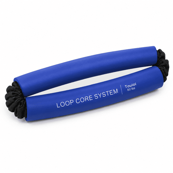 Resistance Loop Exercise Bands, Blue - 60 lbs, For Glute Workouts & Stretching