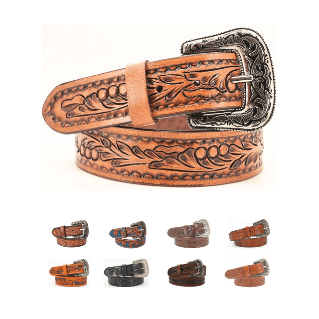 RESISTANCE Western Cowboy Cowgirl Belts For Women With Big Buckle, Plus