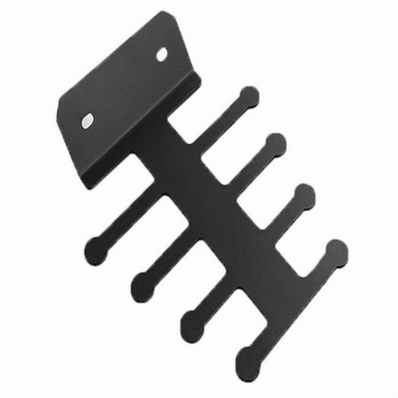 Resistance Rack Band Storage Hanger Gym Equipment Organizer Pull Up Bands Jump Ropes, Storage Rack for Home Gym Metal Black,1 x Band Storage Hanger