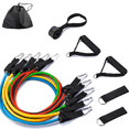 thumbnail image 1 of Resistance Tube Bands 12 Piece Set with Instruction Booklet, 1 of 8