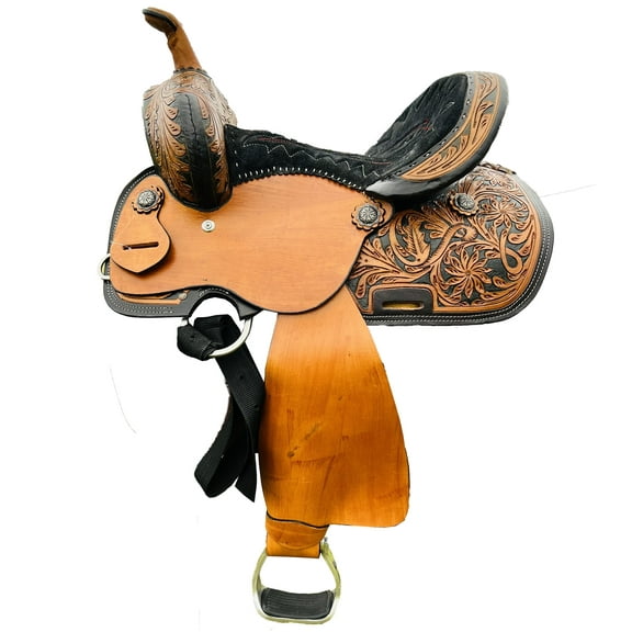 Resistance Western Kids/Youth Barrel Saddle