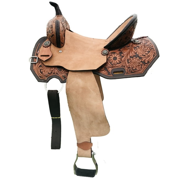 Resistance Western Solid Tree Barrel Saddle