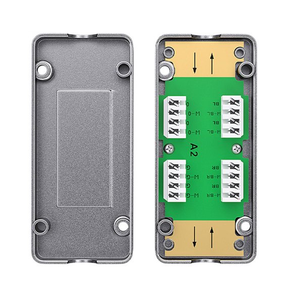 Resistant Framework Extension Junction Box with CAT6A Compliance and Heavy Duty ABS Construction