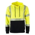 thumbnail image 1 of Resistant High Visibility Black Bottom Pullover Style Class 3 Hoodie - Medium, 1 of 1