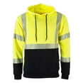 thumbnail image 1 of Resistant High Visibility Black Bottom Pullover Style Class 3 Hoodie, Tall - Extra Large, 1 of 1