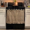 thumbnail image 1 of Resistant Oven Skirt – Farmhouse Tie-Top Curtain for Oven, Dishwasher & Washing Machine | Easy Install Clutter Hider, 1 of 7