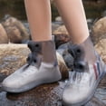 thumbnail image 1 of Resistant Silicone Overshoes Rain Waterproof Shoe Covers Boot Cover Protector -Grey-XXL-43-45, 1 of 7