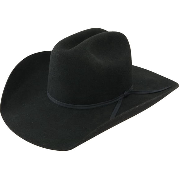 Resistol Crossroads Jr. Boys Black Felt Cowboy Hat