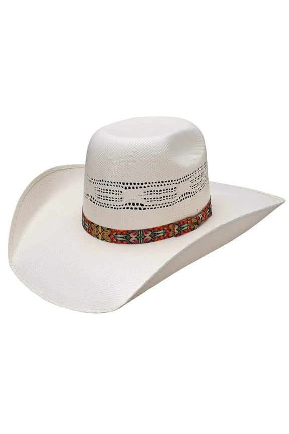 Boys   Rocker Jr Straw Cowboy Hat OS Natural