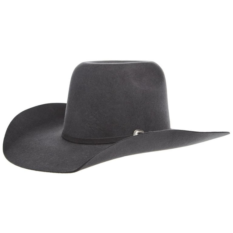 Resistol Cowboy Hat Mens Tuff Hedeman Pay Window 3X Wool Gray RWPYWD 904253 Walmart