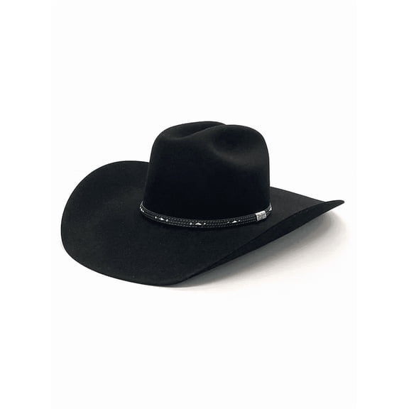 Resistol Kingman Black 6X 4" Brim - Hat Felts  - Rfkgmn-524007