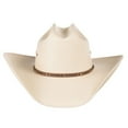 thumbnail image 1 of Resistol Mens  10X George Strait Kingman 4 1/4` Brim Straw Cowboy Hat 71/2 Natural, 1 of 3