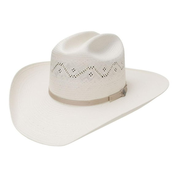 Resistol Mens Dakota Ridge 4 1/4 Brim Open Crown Straw Cowboy Hat 67/8 Natural