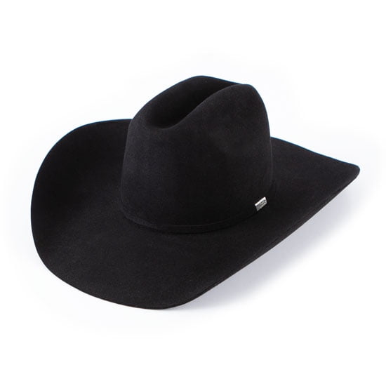 Resistol Men's George Strait Ranch Road Black Felt Hat RFRNRD-RB4207