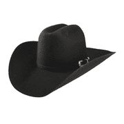 RESISTOL Mens Tucker Cowboy Hat, Black - 7 1/4