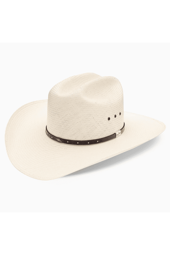 Unisex Santa Clara 10X Straw Cowboy Hat Natural 7 3/8