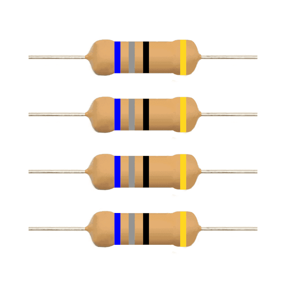 E5-Electronics Carbon Film Resistors 68 Ohm 1/4 Watt 20 Count