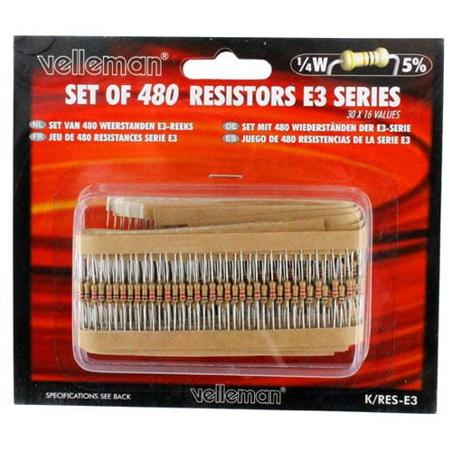 Resistors Set - Assorted 480pcs