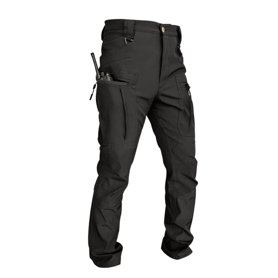 Resivox Tactical Pants, Le Spartan Motorcycle Pants, Men's Lightweight Quick-Drying Water Resistant Ripstop Cargo Pants Black XL