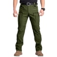 thumbnail image 1 of Resivox Cargo Pants for Men Work Construction Tactical Hiking Pants Waterproof Lightweight Ripstop Pant with Pockets Green 3XL, 1 of 9