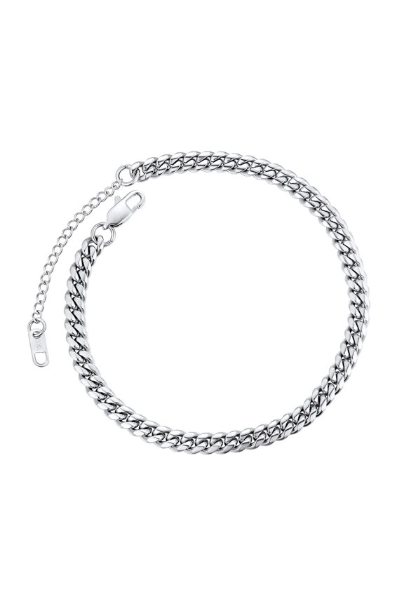 Resizable Anklet Chain for Women Men, Figaro/Wheat/Twist Rope/Cuban Foot Bracelet-Strong with Good Clasp-18K Gold Plated(Send Gift Box)