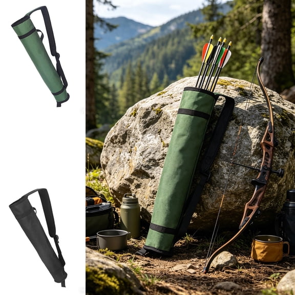 Resizable Lightweight Arrows Organizer With Large Capacity And Pockets,Adjustable Belt Straps with Large Storage Capacity Design for Outdoor Archery Equipment and Accessories,1pc