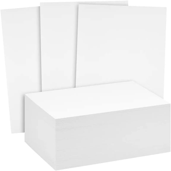 Reskid 100 Pack of 4x9 Thick Heavyweight Index Cards on 110lb Card Stock - Perfect for Note-Taking, Studying, and Organization - Ideal for Classrooms, Office, and Home Use (4x9)