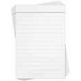 thumbnail image 1 of Reskid 100 Pack Thick Heavyweight Vertical Index Cards on 110lb Card Stock - 300gsm - College Ruled Lined Note Cards - for Note-Taking, Studying, Flashcards (3x5, Inches), 1 of 5