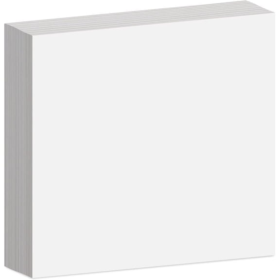 Reskid 80lb White Square Cardstock - 100pk Heavyweight Thick Paper for Invitations, Crafts, & Photos - Smooth Finish Cover Stock (10x10, Inches)