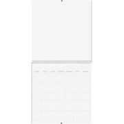 Reskid Blank Scrapbook Wall Calendar - 2-Pack - 80lb Cardstock - Undated, 12" x 12" Closed, 24" Open Size, Large Bookstore-Quality, Spiral-Bound Hanging Monthly Calendar for Kitchen & Office