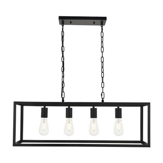 Resolute 4 light black Pendant