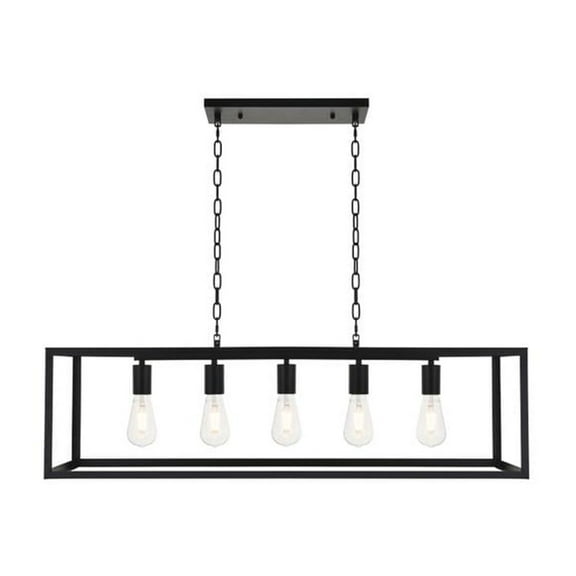 Resolute 5 light black Pendant