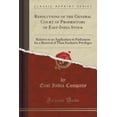 thumbnail image 1 of Resolutions of the General Court of Proprietors of East-India Stock : Relative to an Application to Parliament for a Renewal of Their Exclusive Privileges (Classic Reprint), 1 of 1