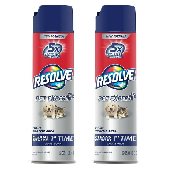 Resolve 22 oz Pet Expert High Traffic, Carpet Foam, (Pack of 2)