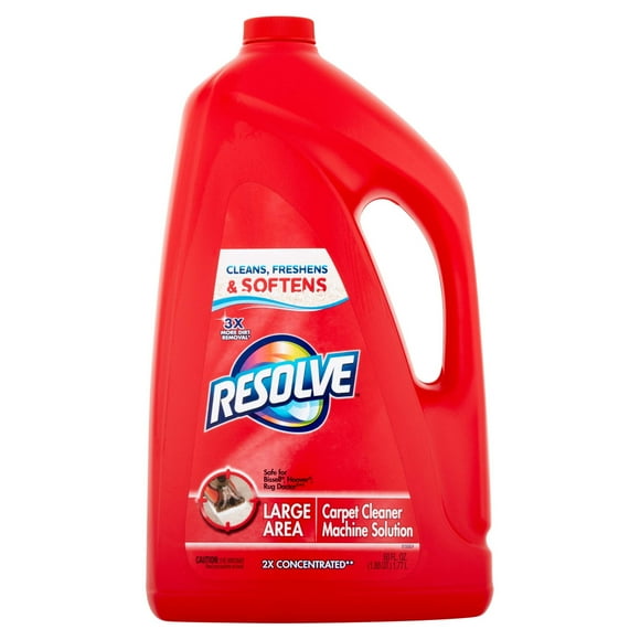 Resolve 2x Carpet Stain Cleaner Solution and Odor Remover Steam Machine Concentrate, 60 oz