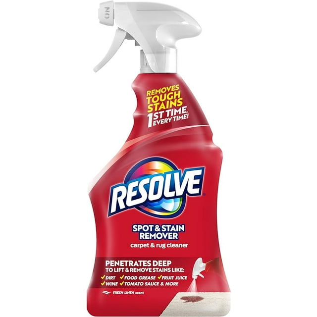 Resolve Carpet and Rug Cleaner Spray, Spot & Stain Remover, Carpet Cleaner Spray, Carpet Cleaner